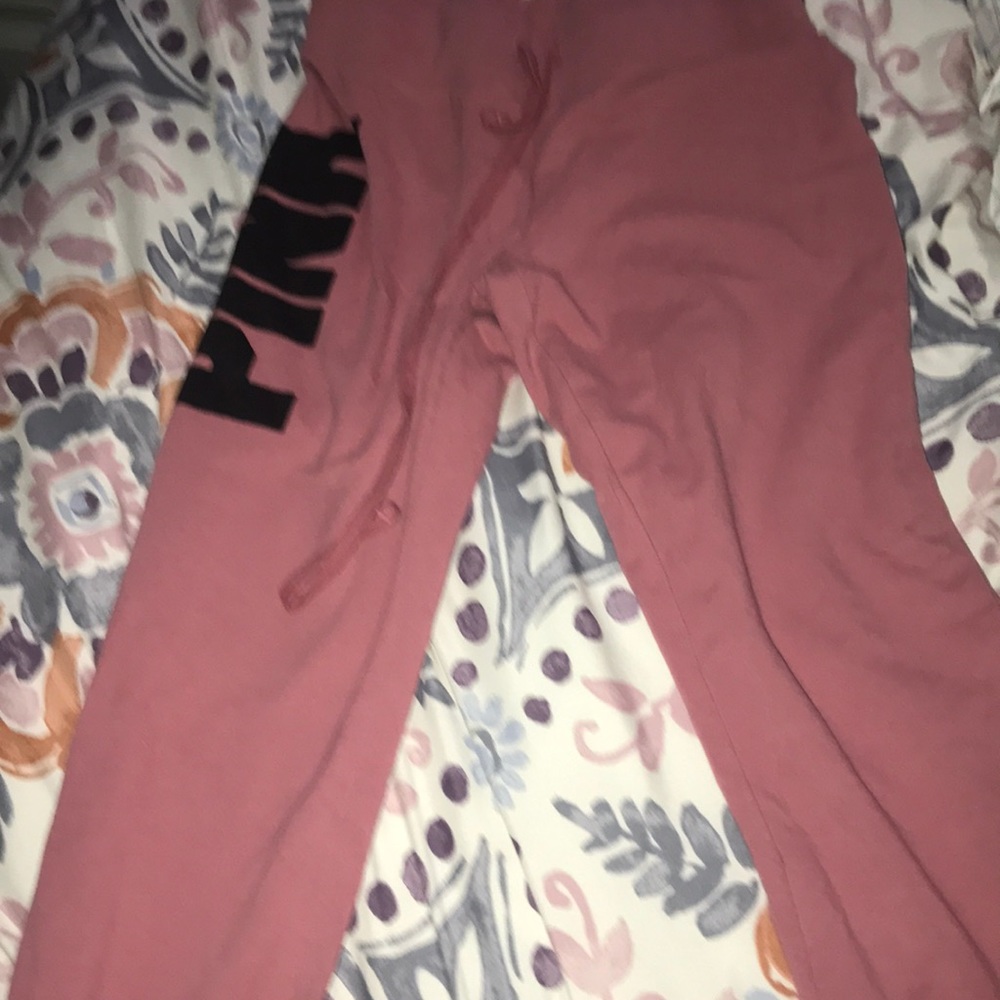 Pink sweatpants